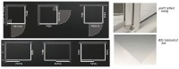 Roltechnik sprchová boční stěna PXBN 900 výplň transparent rám brillant 527-9000000-00-02